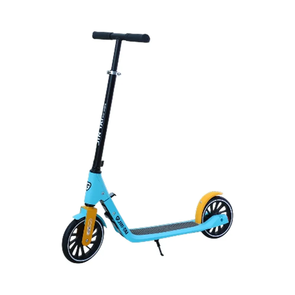 Trotinetă pentru copii cu 2 roți, ghidon reglabil și frână de picior, albastru, RTM Scooter (66992)