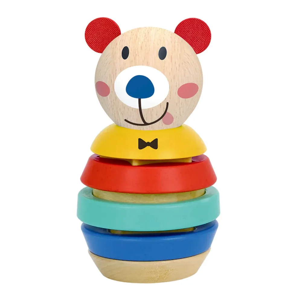 Piramidă-Sorter din lemn Ursuleț TF187 (71069)