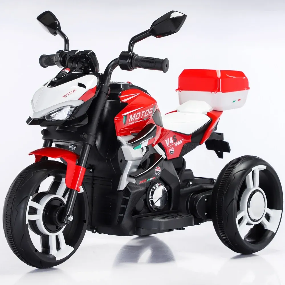Motocicletă electrică pentru copii, roșie (RT7788 / 2 rosie)