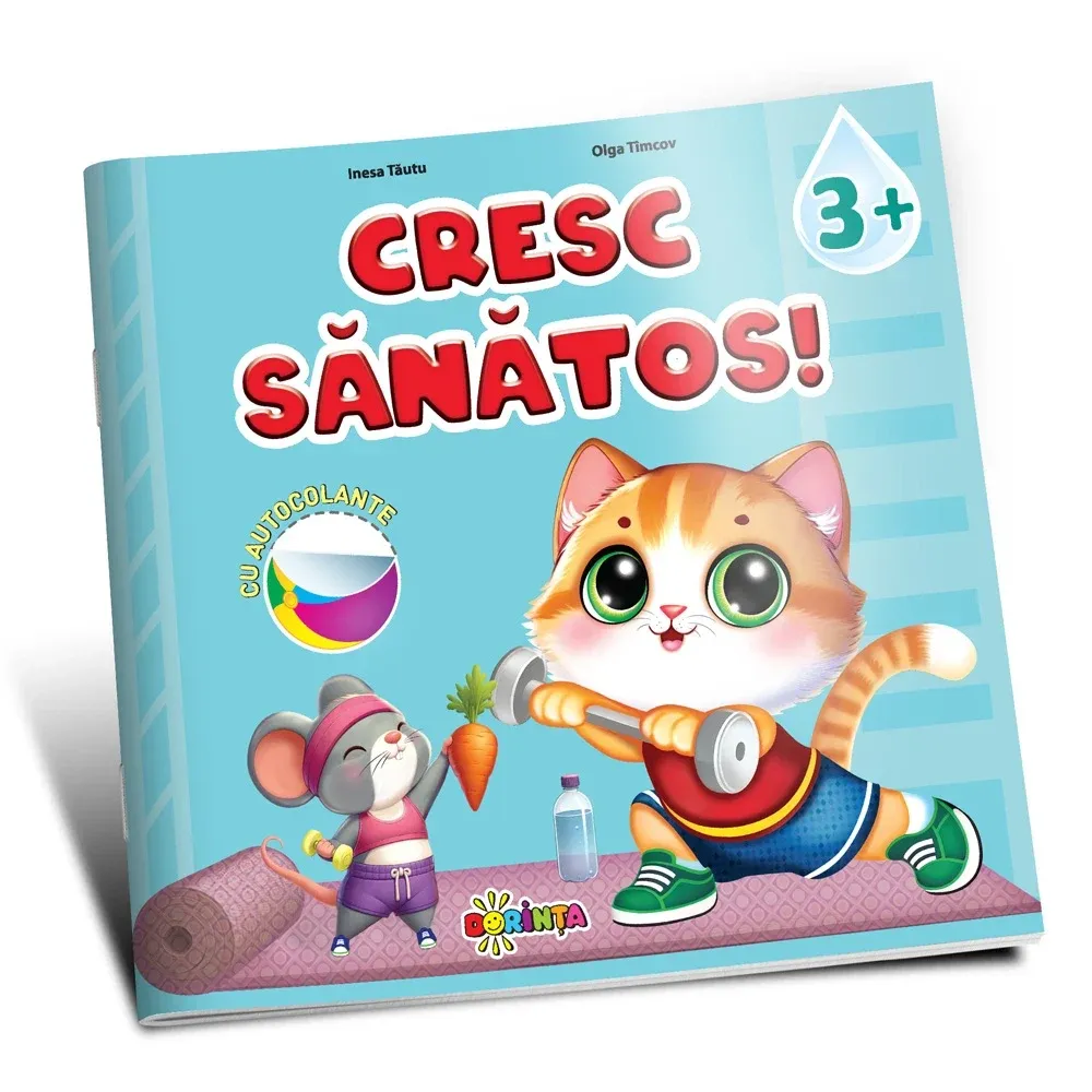 Cresc sănătos 3+ (cu autocolante) (01832)