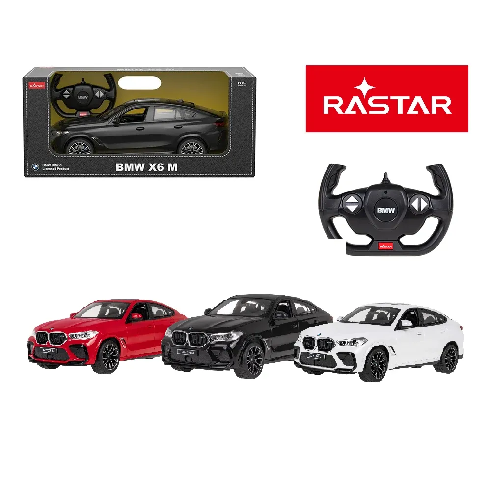 Радиоуправляемая машинка BMW X6 M Масштаб 1:14, 3 цвета Rastar (99200)