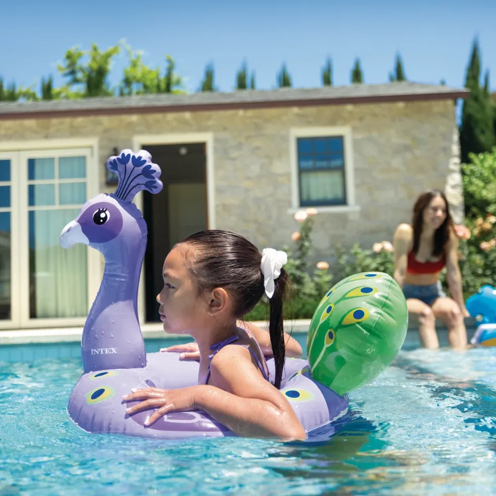 Colac gonflabil de înot cu design animal, 3 modele, 3–6 ani, Intex (59221)