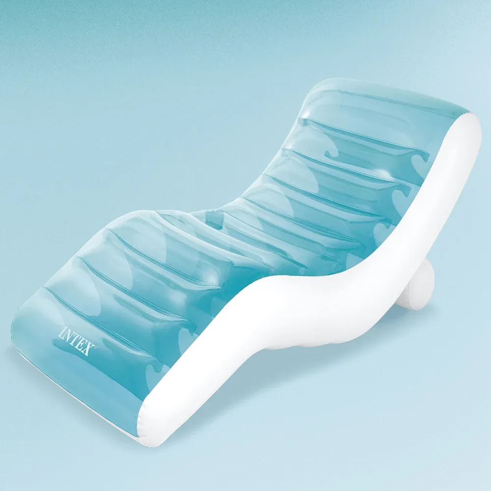 Șezlong gonflabil pentru apă Splash cu suport pentru pahare, 191×99 cm, max. 100 kg, Intex (56874)