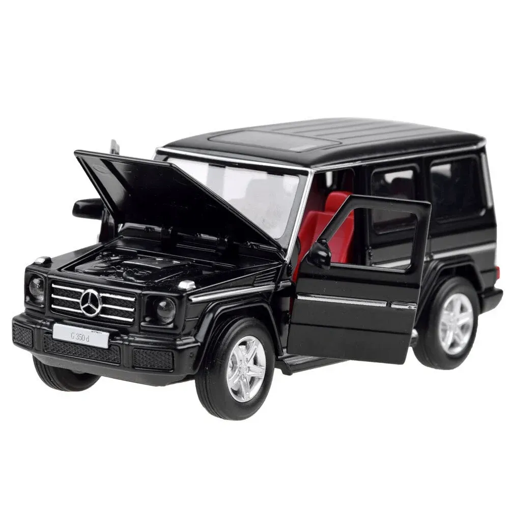 Mașină din metal 1:32 Mercedes Benz G350 cu sunete si lumini (se deschid usile) (00225)