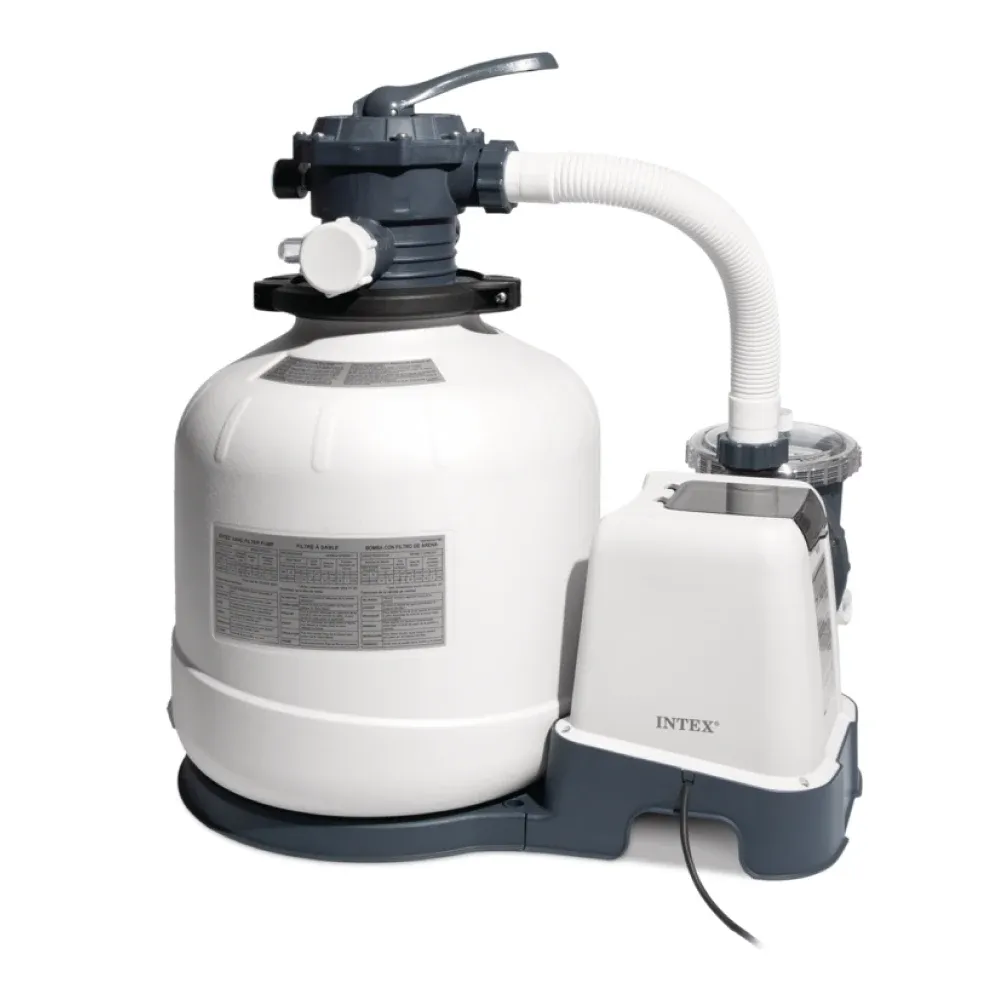 Насос для песочного фильтра Krystal Clear SX3200, бак 55 кг, 12 000 л/ч, Intex (26652)