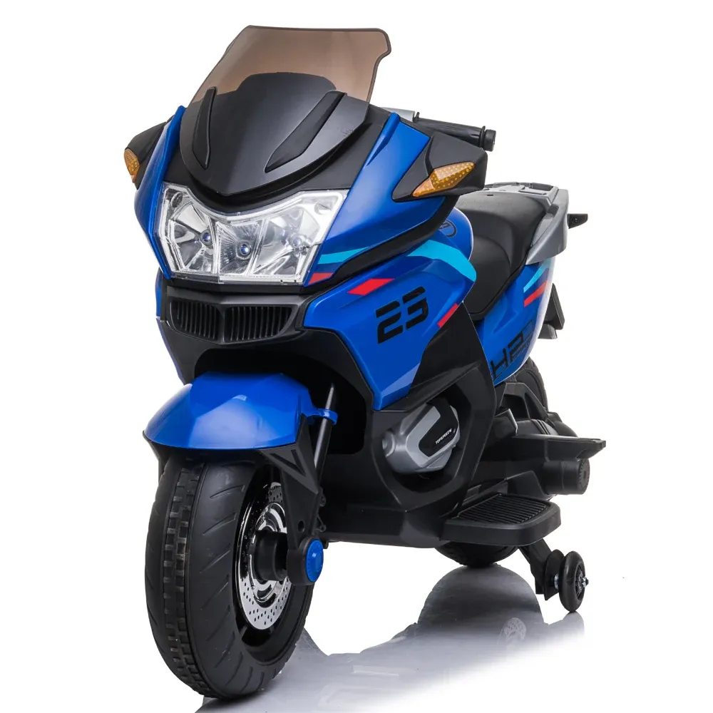 Motocicletă electrică pentru copii (MX609 / 4 albastru)