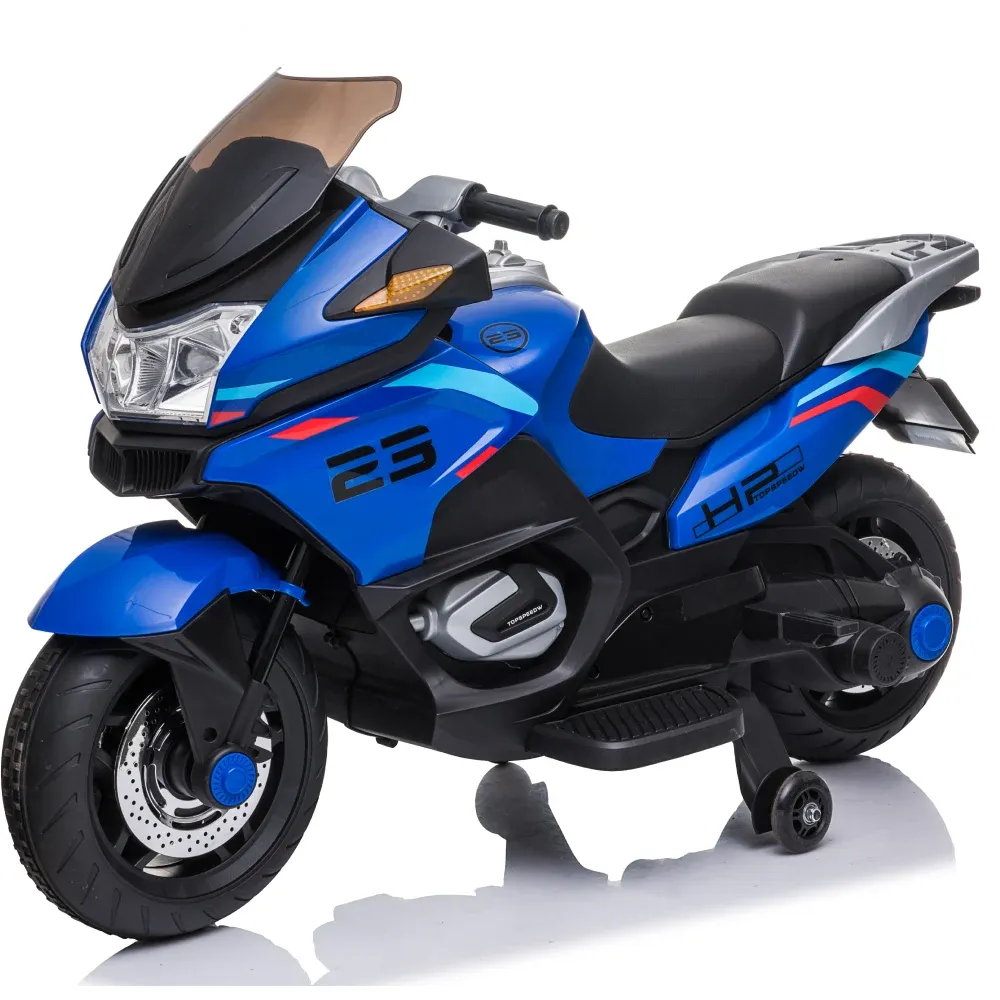 Motocicletă electrică pentru copii (MX609 / 4 albastru)