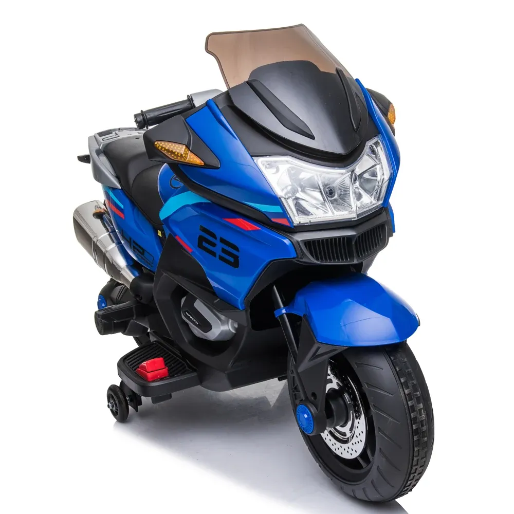 Motocicletă electrică pentru copii (MX609 / 4 albastru)