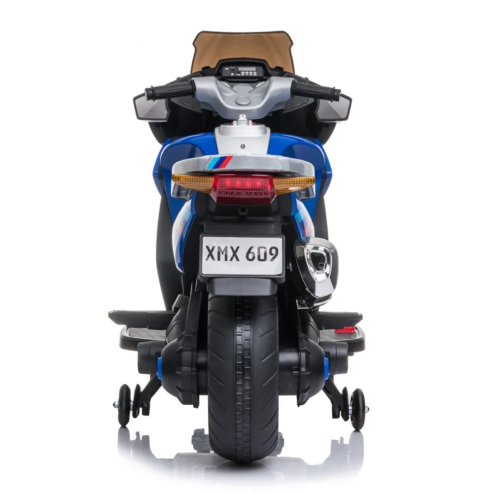 Motocicletă electrică pentru copii (MX609 / 4 albastru)