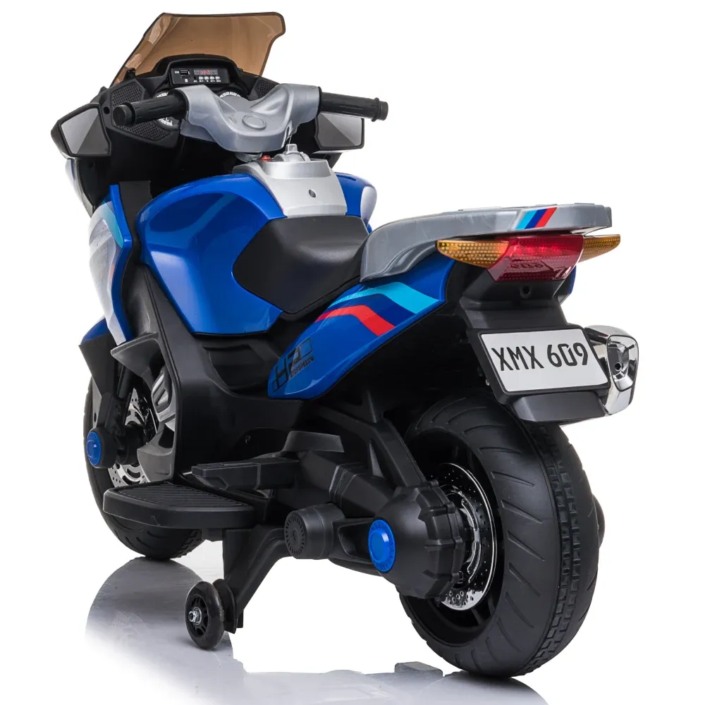 Motocicletă electrică pentru copii (MX609 / 4 albastru)