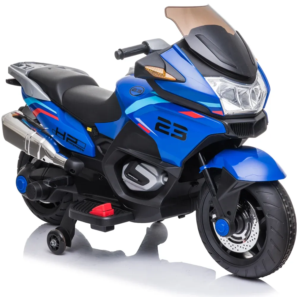 Motocicletă electrică pentru copii (MX609 / 4 albastru)