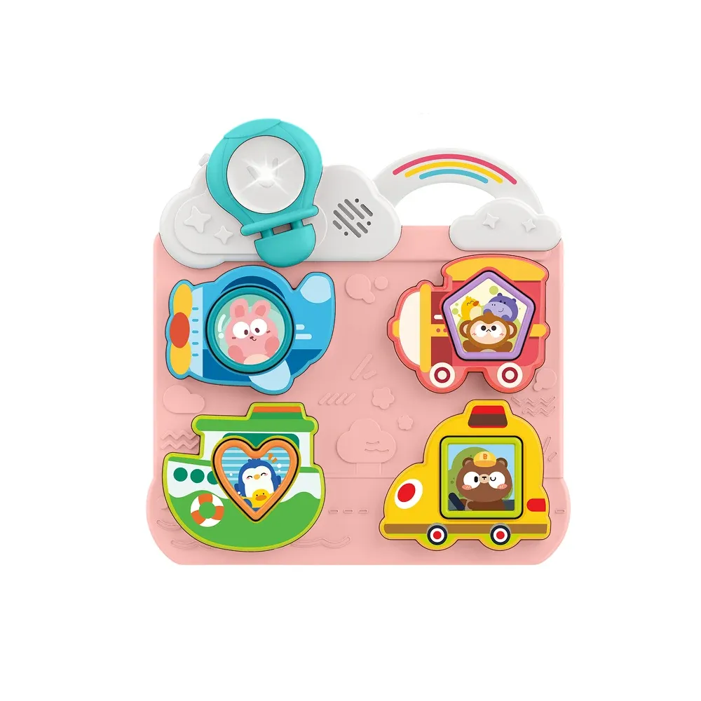 Busy board educativ cu vehicule, Huanger HE8088 (18035)
