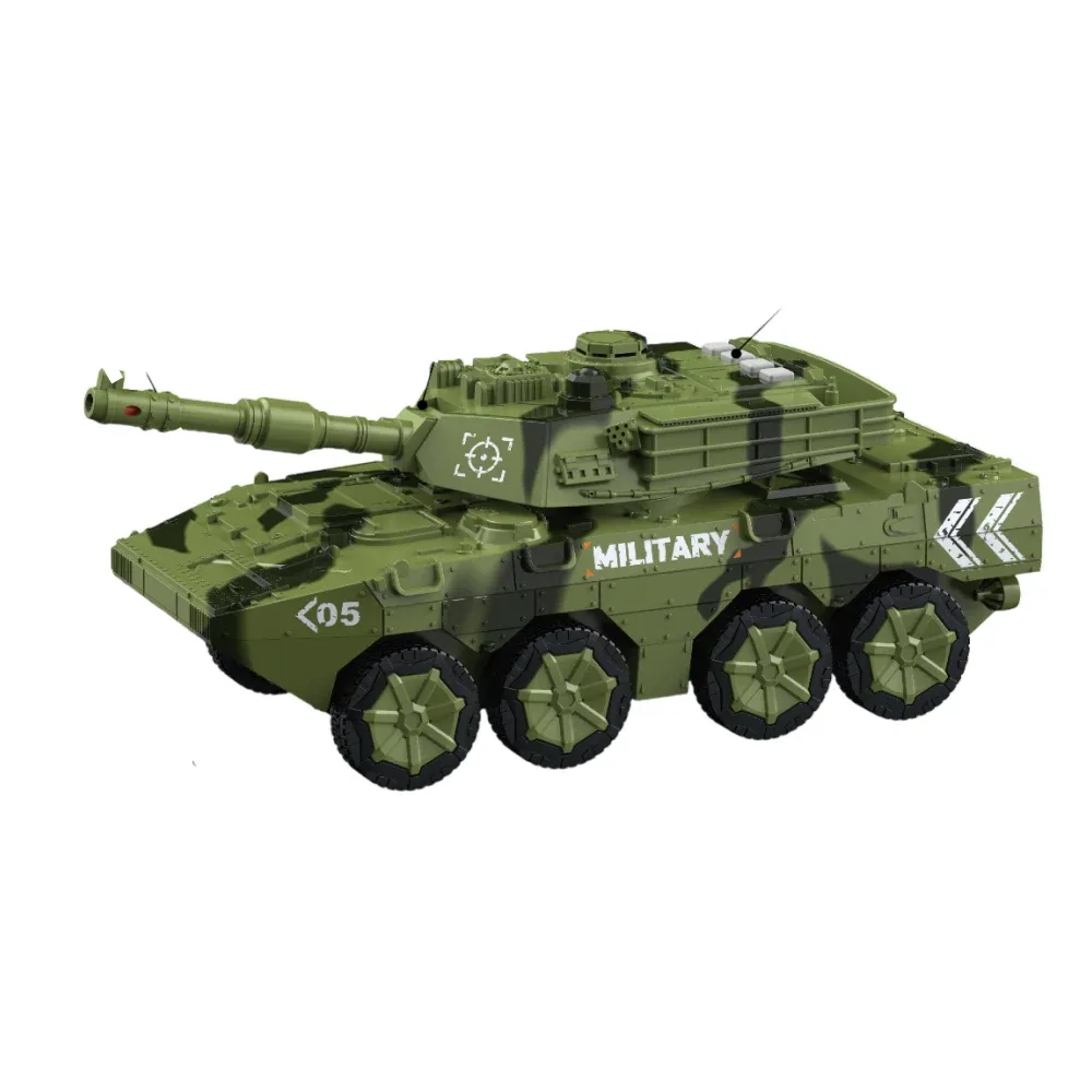 Военный броневик «Инерция» со светом и звуком — 1:16 — WY1105A, Вэньи (11055)