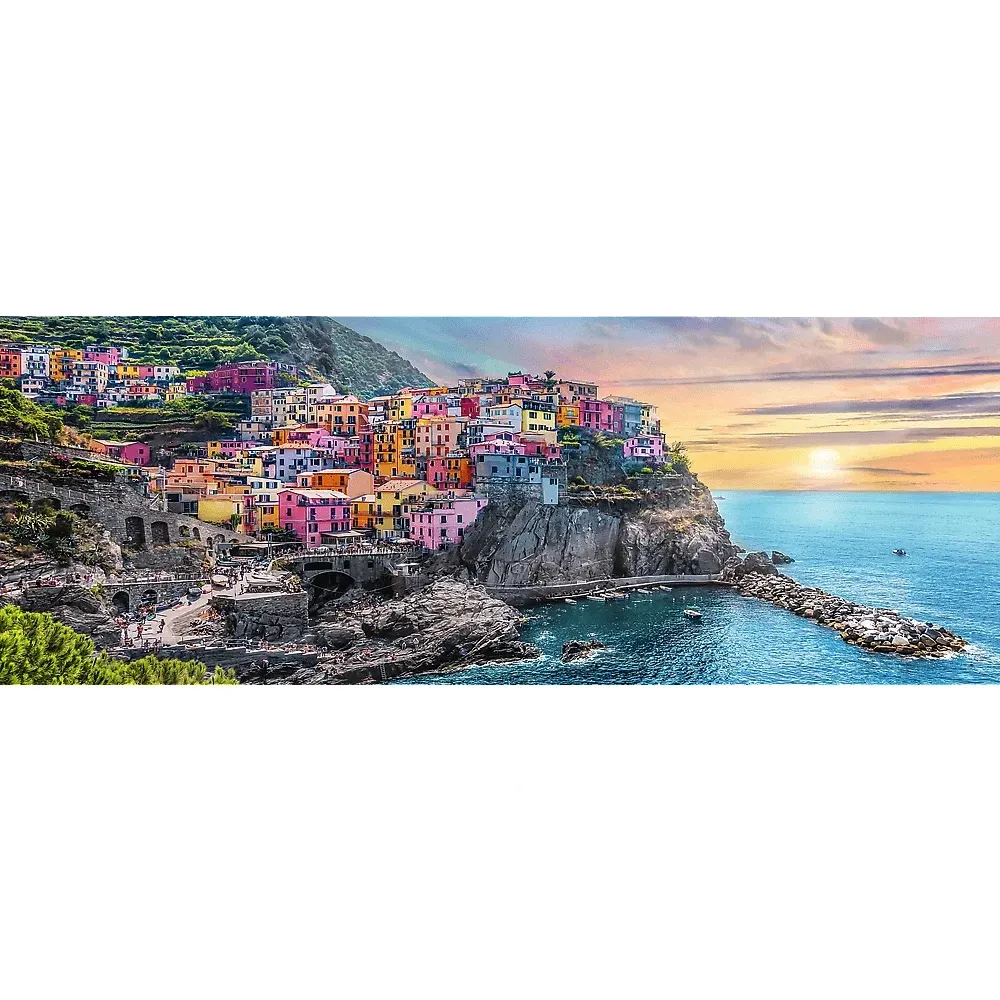 Manarola,Italia, 500 elemente Panorama (29516)