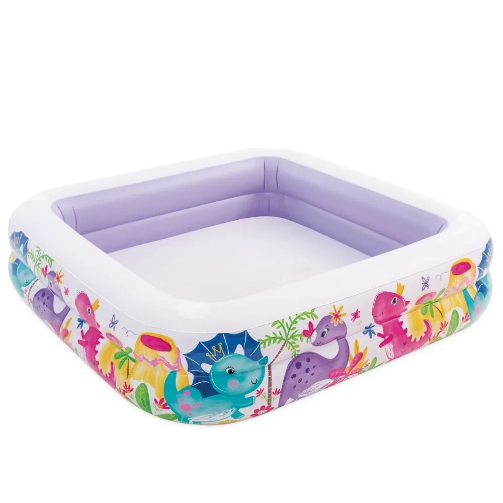 Piscină gonflabilă pentru copii cu baldachin Sun Shade, 157×157×122 cm, 295 L, 2+ ani, Intex (57470)