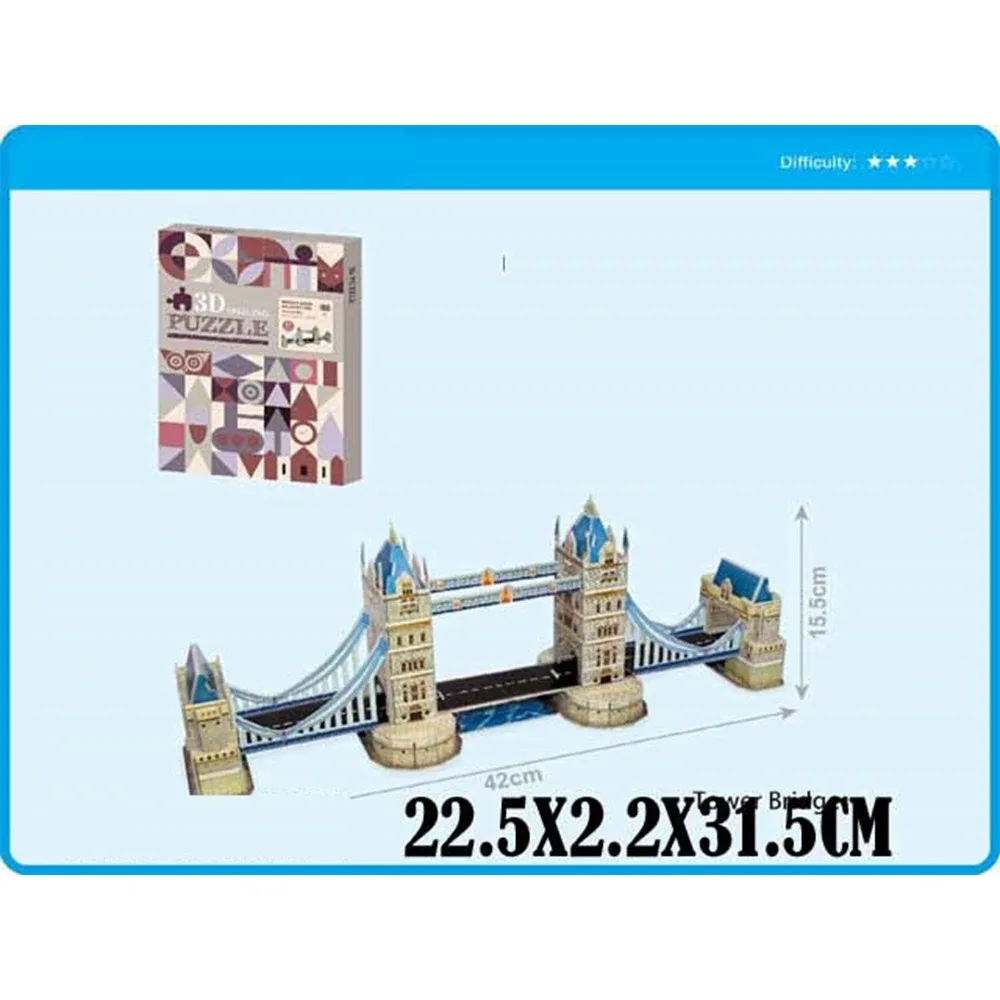 Puzzle 3D „Tower Bridge” (44124)