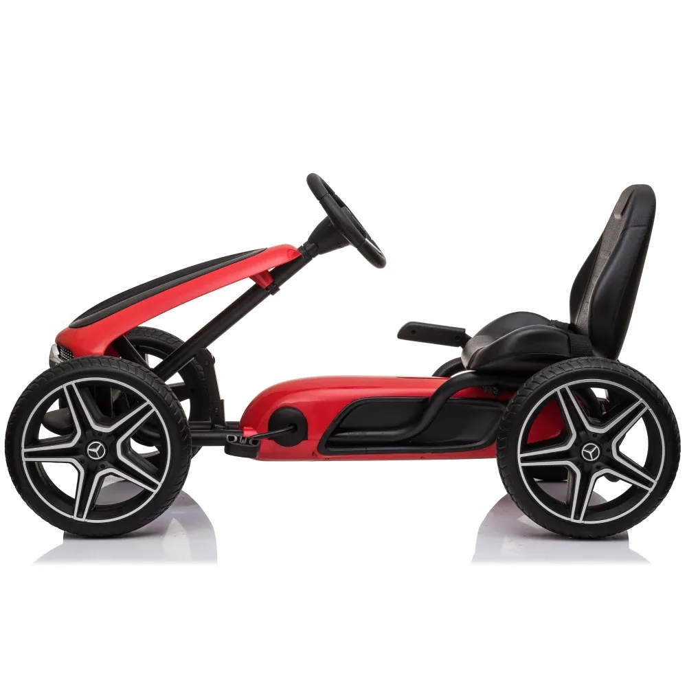 Kart cu pedale pentru copii Mercedes Benz (MX610 / 2 rosie)