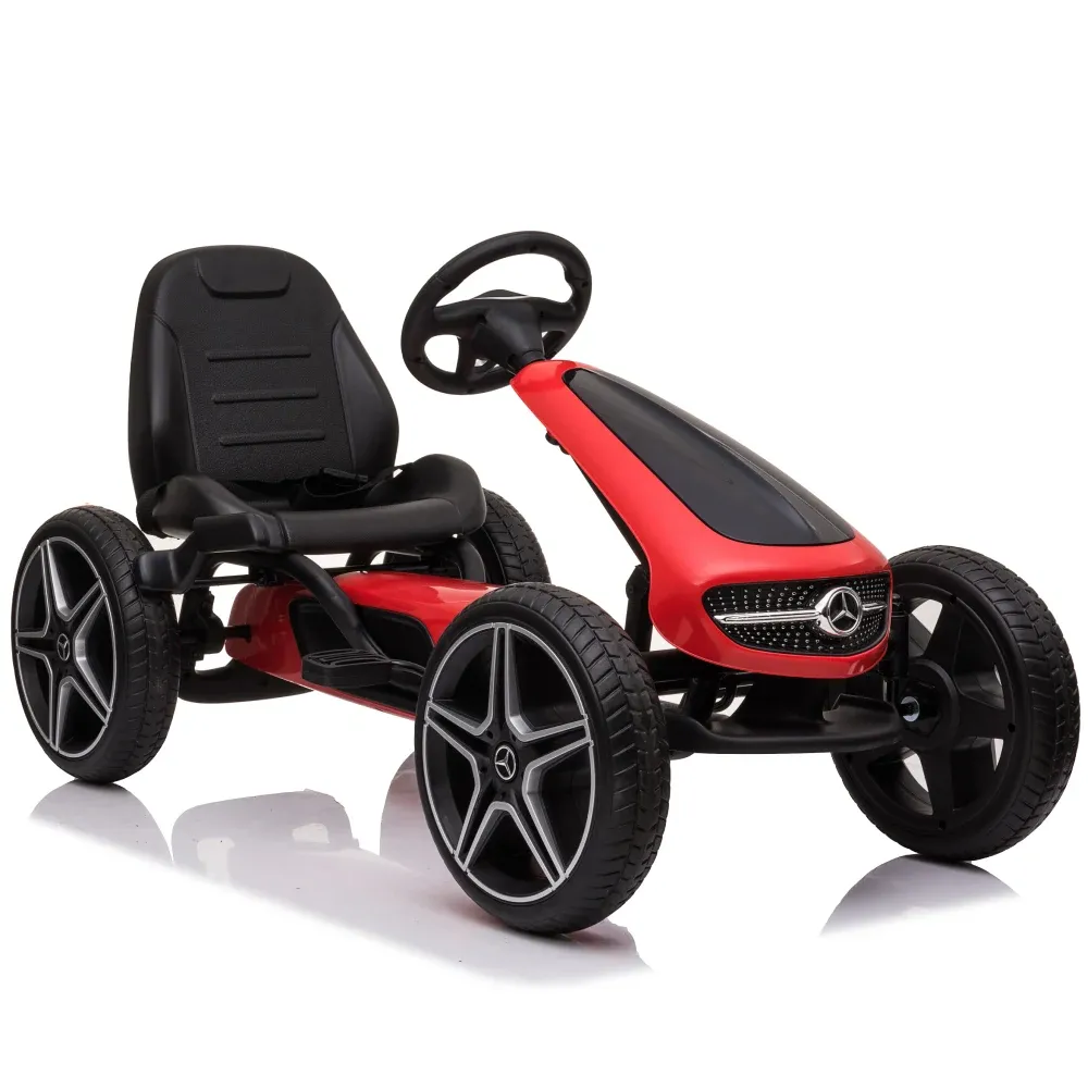 Kart cu pedale pentru copii Mercedes Benz (MX610 / 2 rosie)