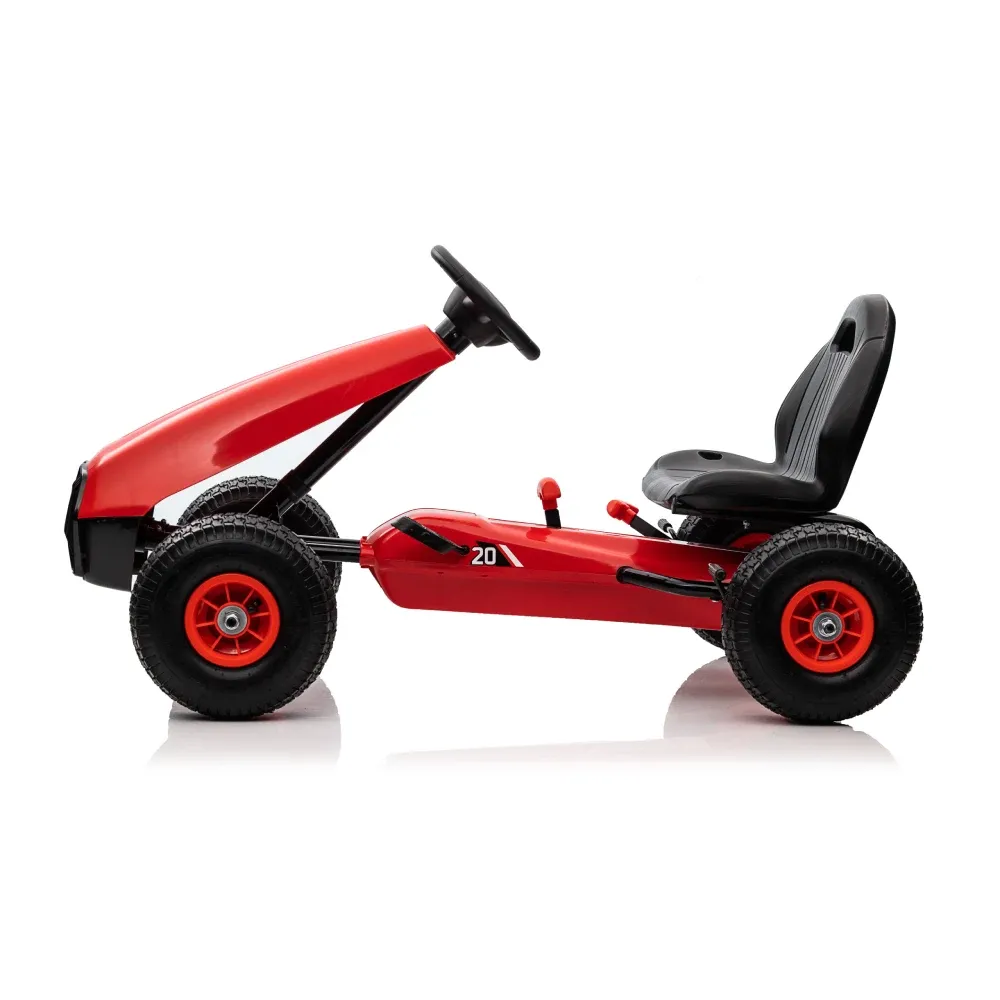Kart cu pedale (G208 rosie)