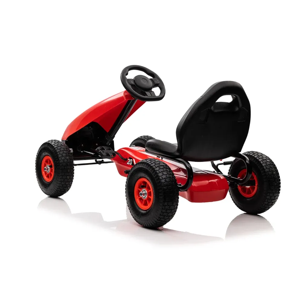 Kart cu pedale (G208 rosie)
