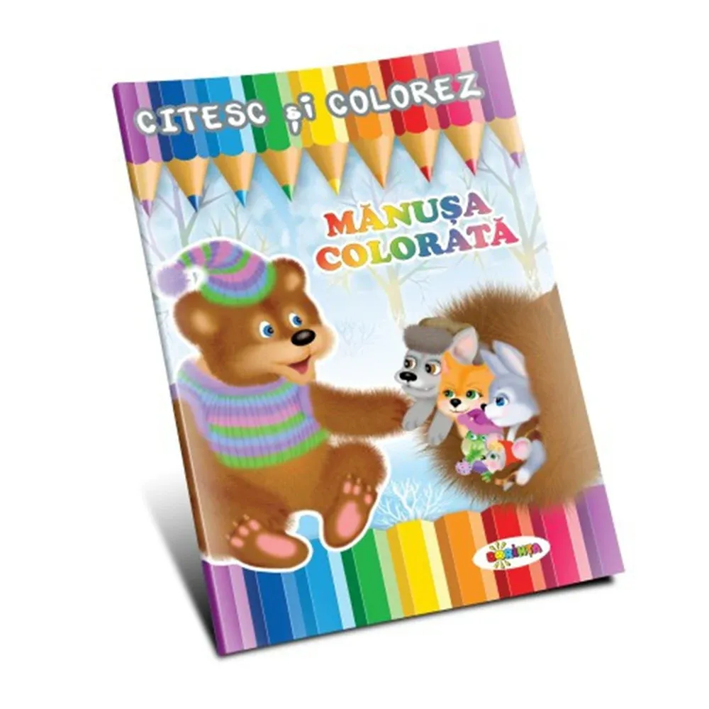 Citesc si colorez Manusa colorata (40089)