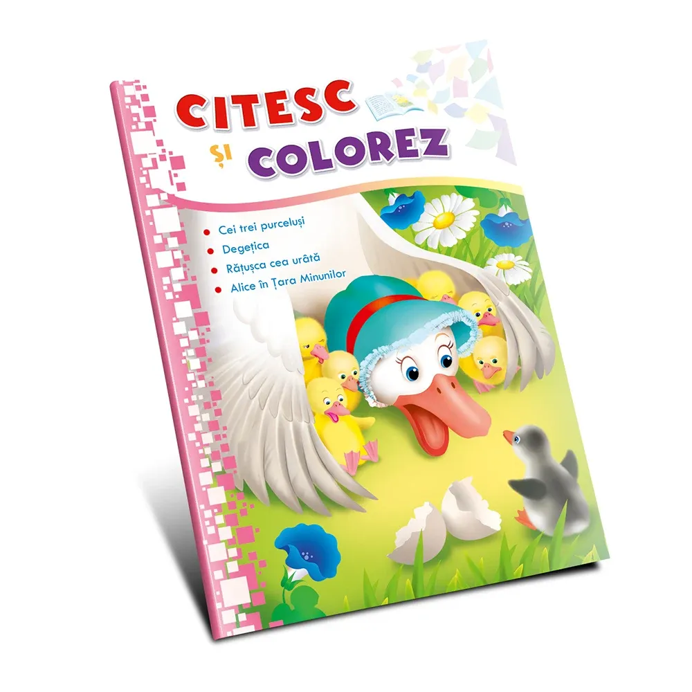Citesc si colorez. Ratusca cea urata (nou) (00071)