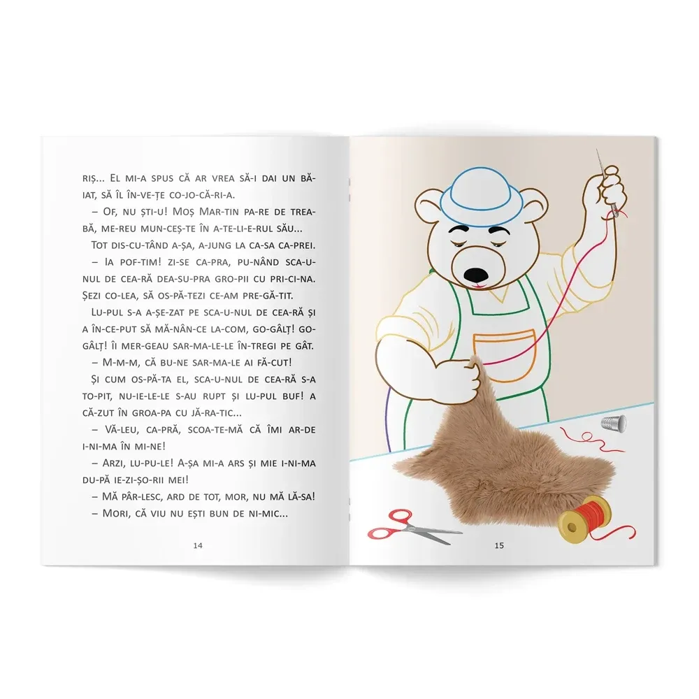 Citesc si colorez. Capra cu trei iezi (nou) (00132)