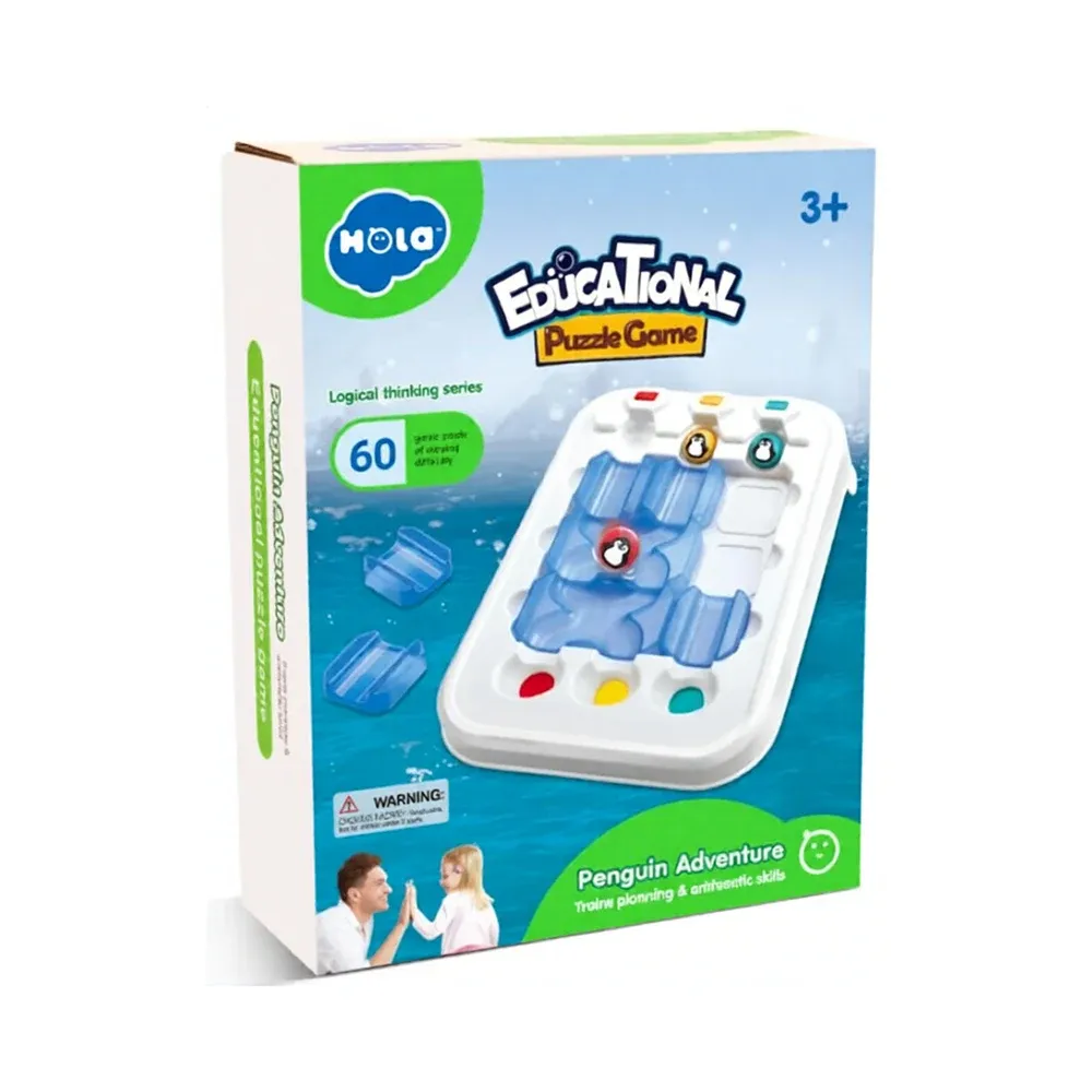 Joc de masă educativ Aventurile pinguinului, Hola E7978 (00699)