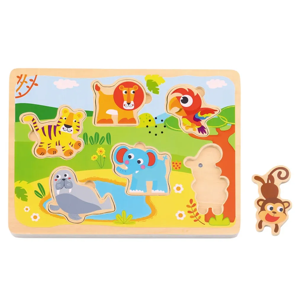 Puzzle din lemn „Litere” TL065 (42577)
