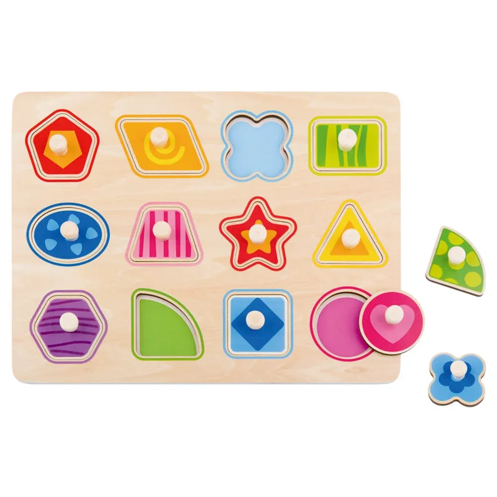 Puzzle din lemn „Forme” TY853 (43116)