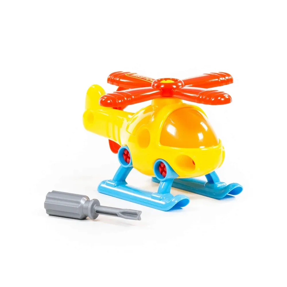 Constructor elicopter, 16 piese, Polesie