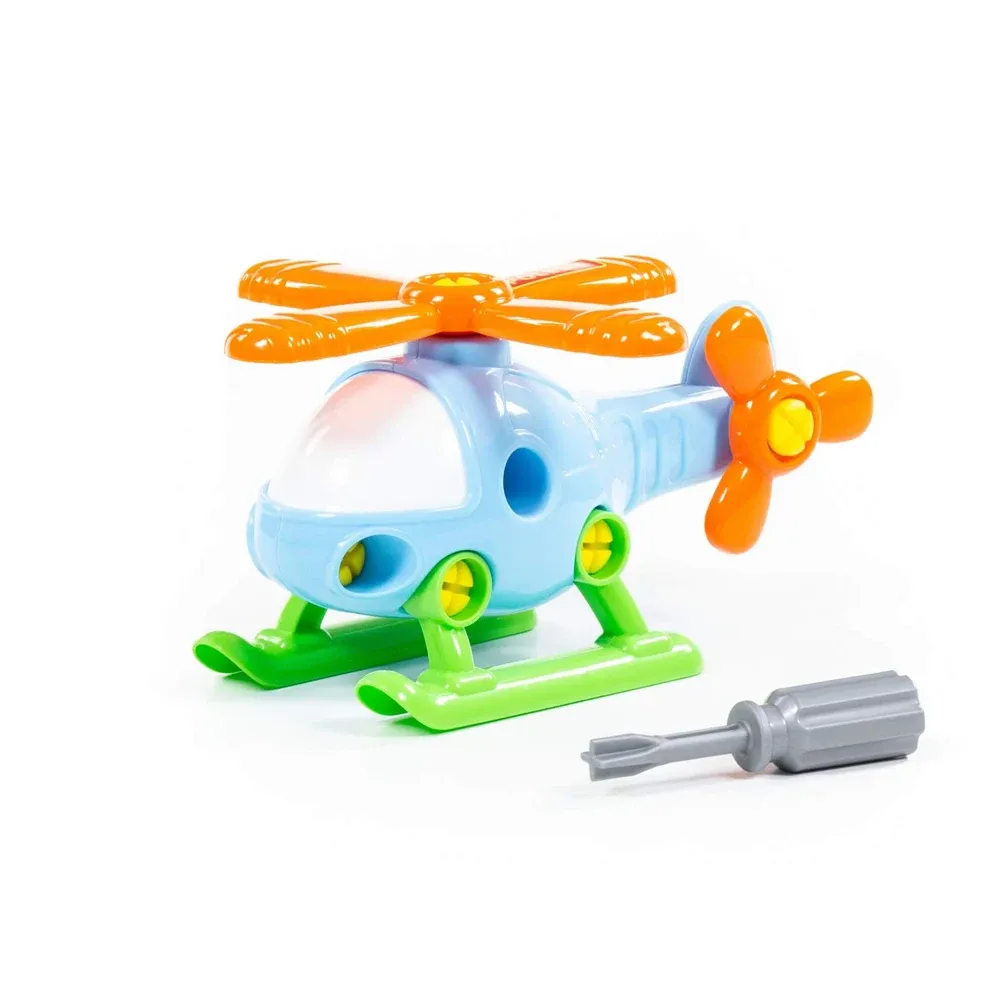 Constructor elicopter, 16 piese, Polesie
