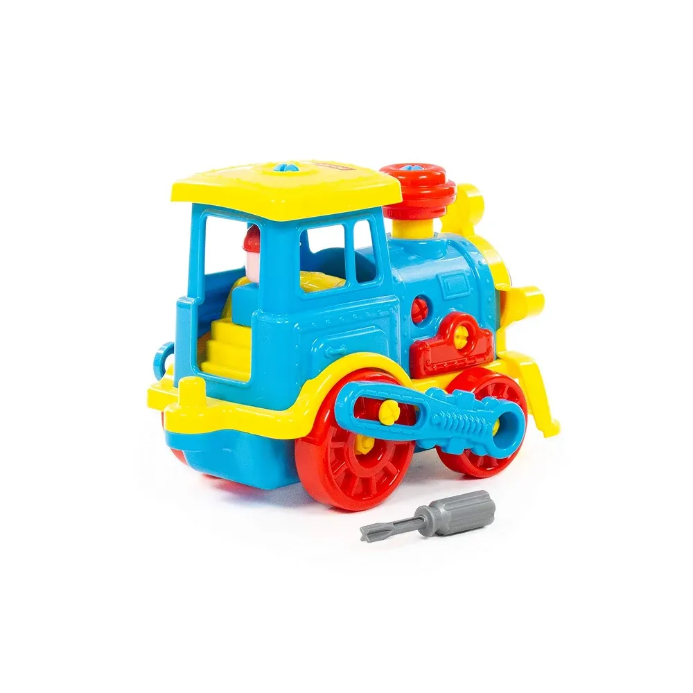 Constructor locomotivă – 48 piese, Polesie (84842)