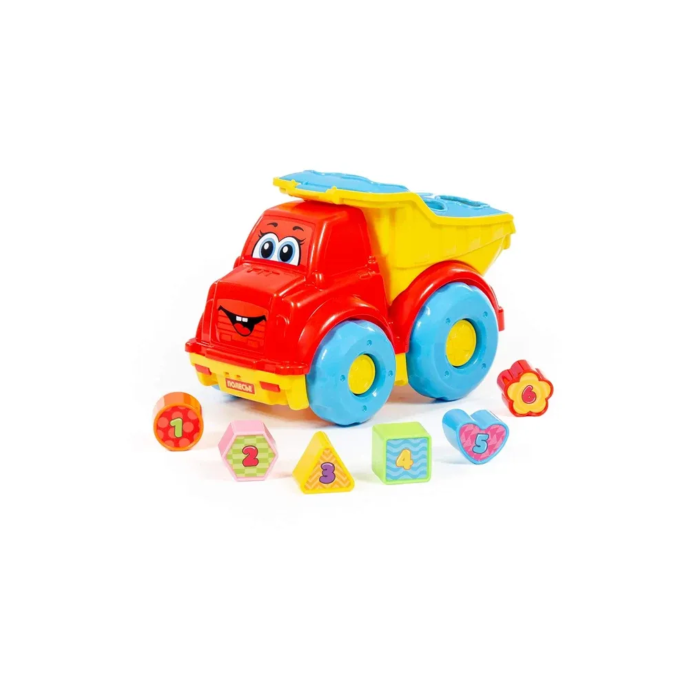 Camion educativ cu forme geometrice (în cutie), Polesie (89120)