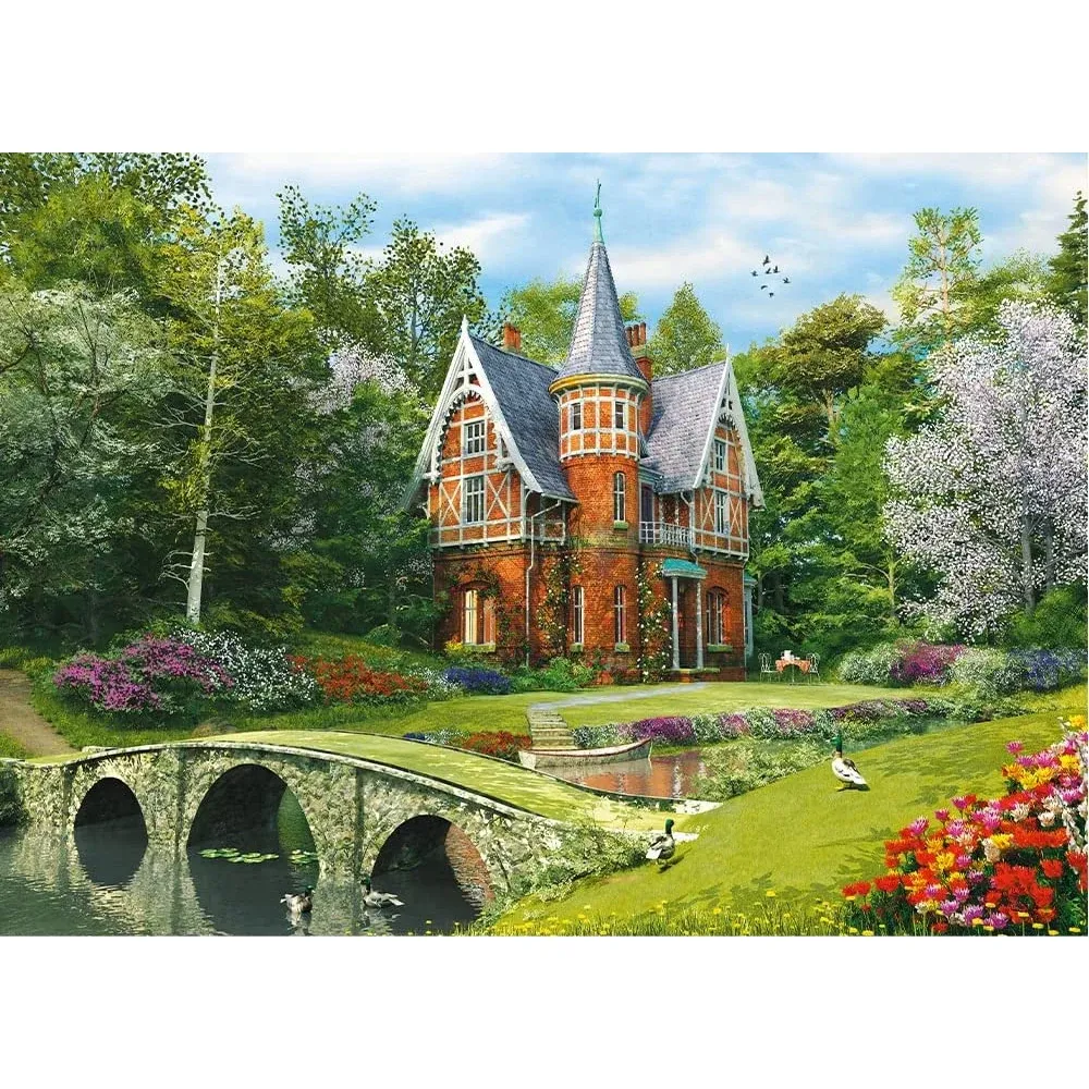 Casa victoriana, 1000 elemente din lemn (20145)