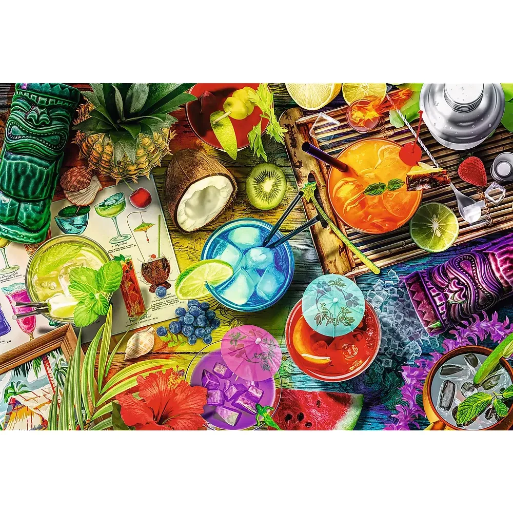 Cocktailuri colorate, 501 elemente din lemn (20154)