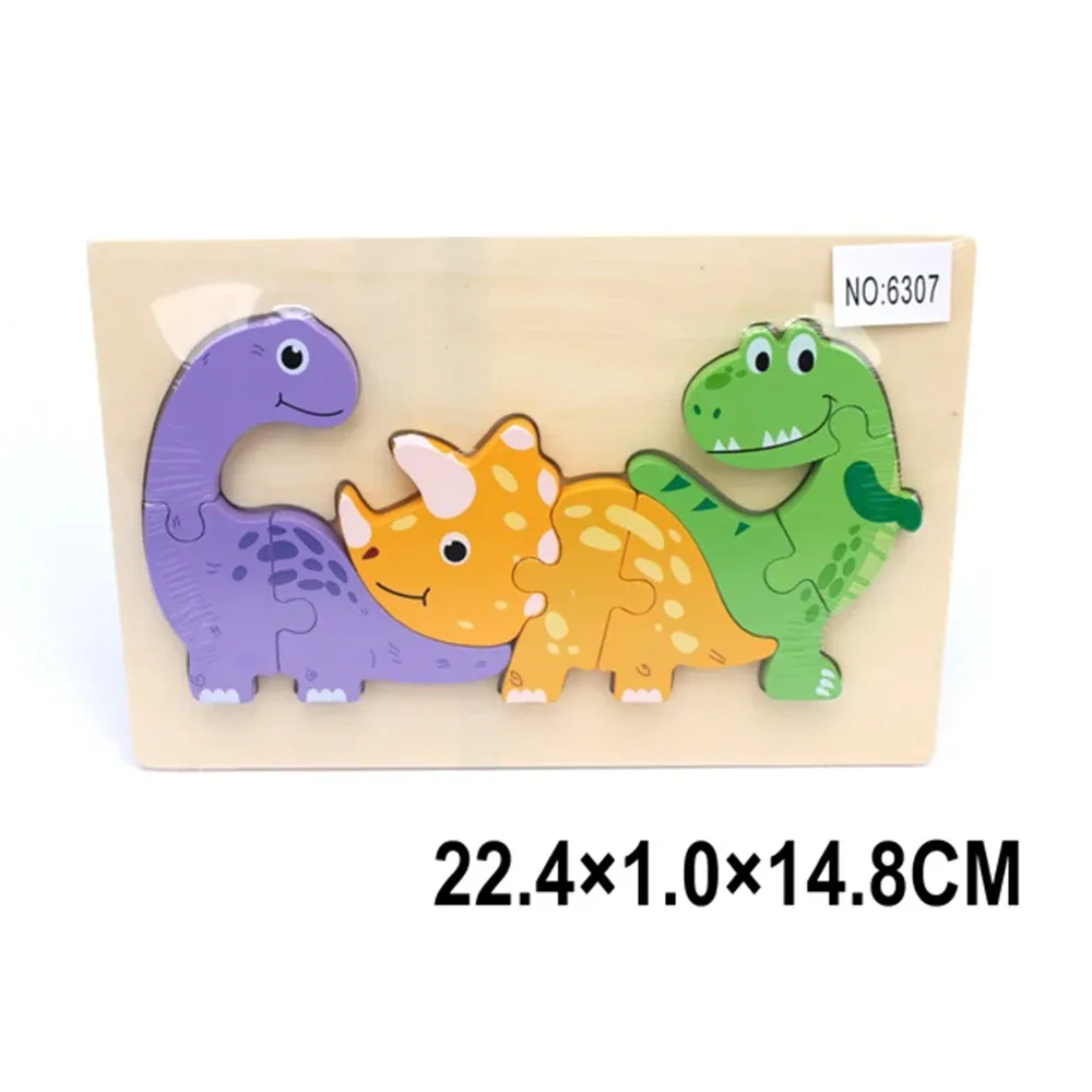Puzzle din lemn „Dinozauri” (41857)