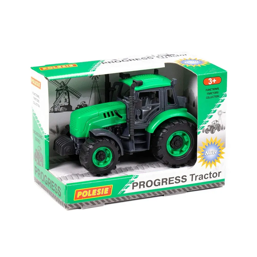 Tractor cu inerție Progress (în cutie), Polesie (91222)