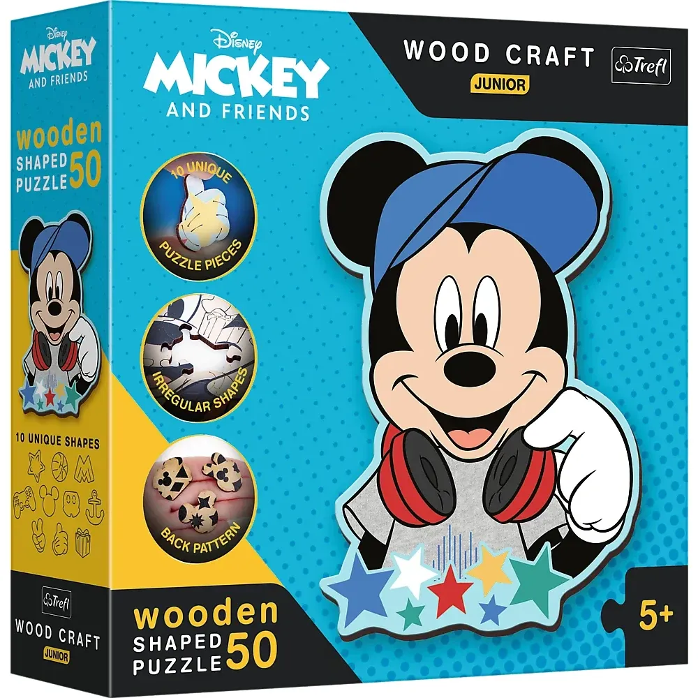 In lumea lui Mickey, 50 elemente din lemn (20199)