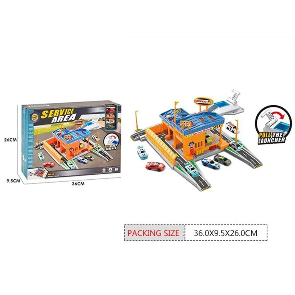 Parcare in set cu masini (61019)