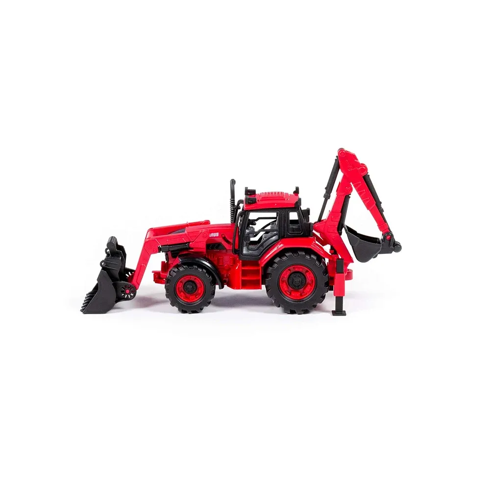 Tractor cu inerție Belarus cu cupă și excavator, Polesie (91857)