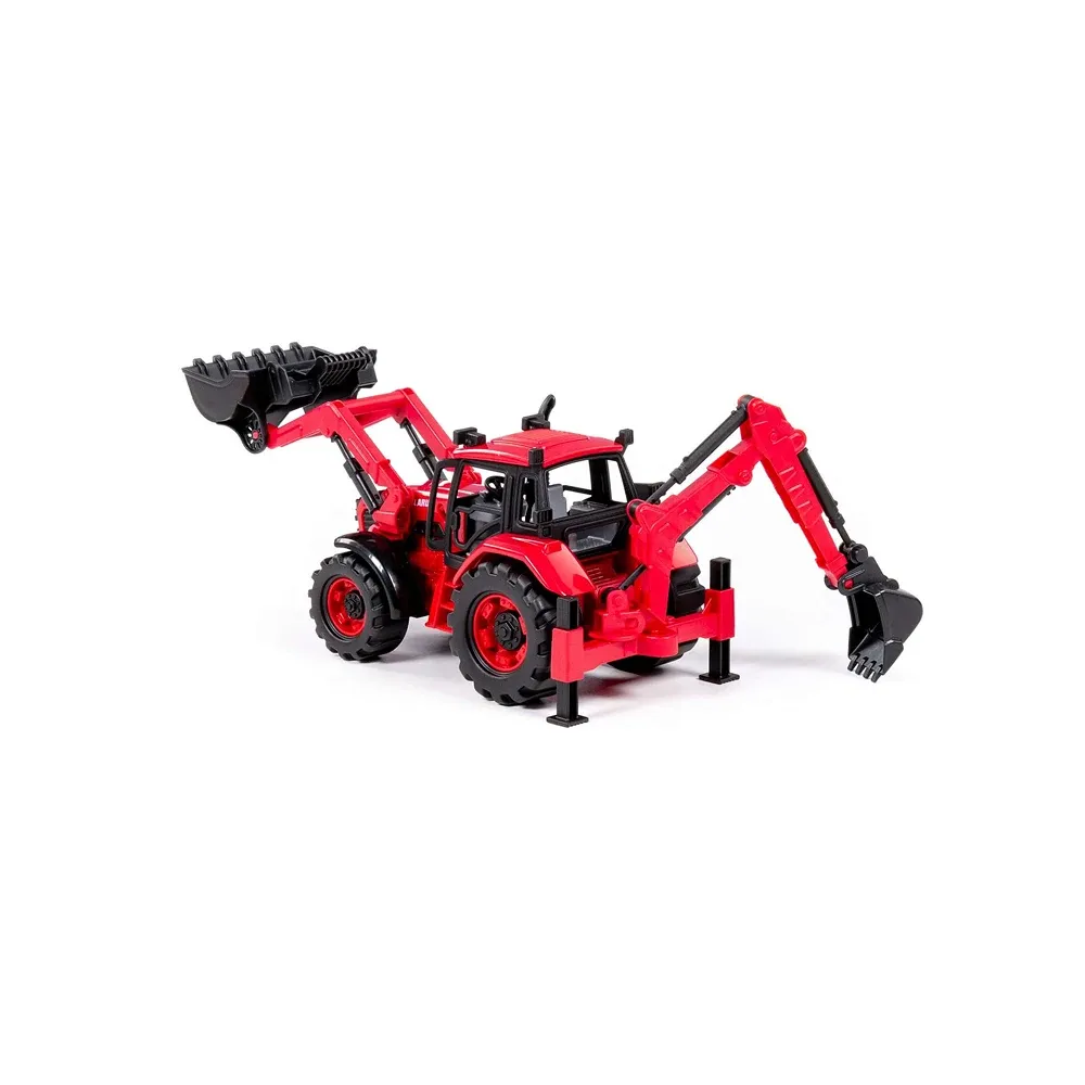 Tractor cu inerție Belarus cu cupă și excavator, Polesie (91857)