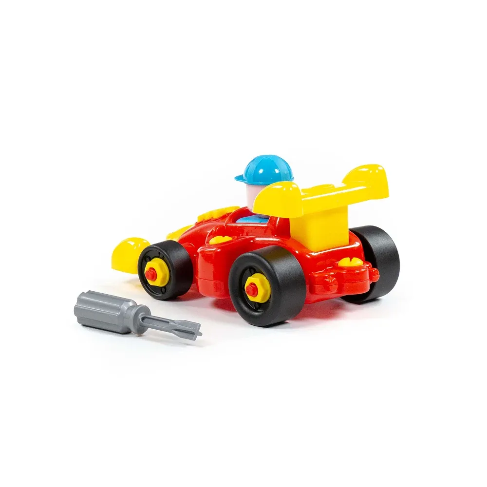 Constructor mașină de curse – 22 piese, Polesie (77127)
