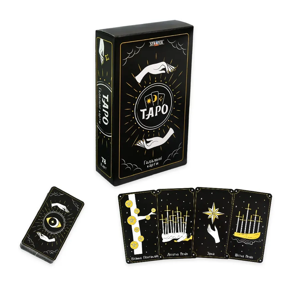 Игральные карты Таро, 78 карт, от 18 лет, стратег (30483)