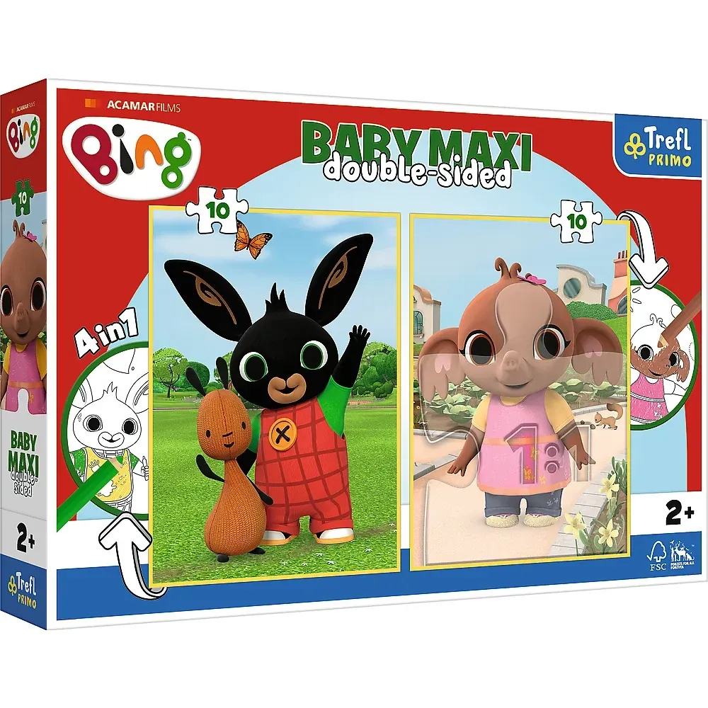 Iepurele Bing, 2 X 10 Baby Maxi (43002)