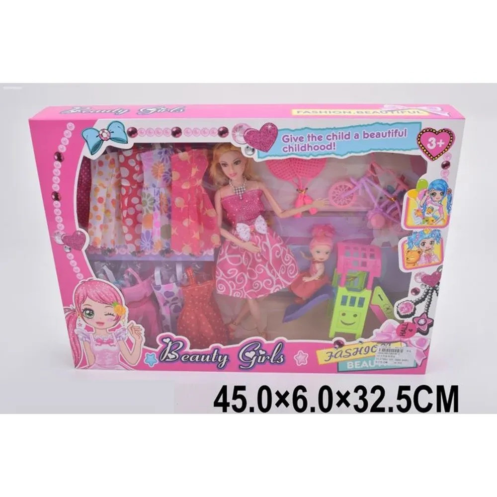 Păpușă în set cu accesorii (62987)
