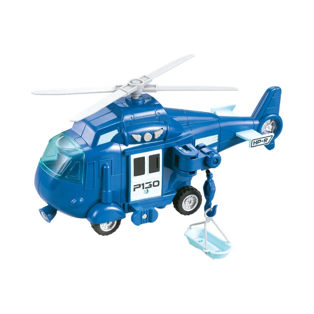 Elicopter cu inerție, lumini și sunete – 1:20 – WY760С ,Wenyi (37607)