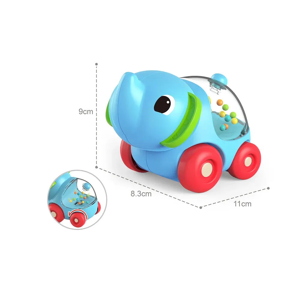 Mașinuță jucărie cu biluțe – Elefant, Huanger HE8056 (18356)