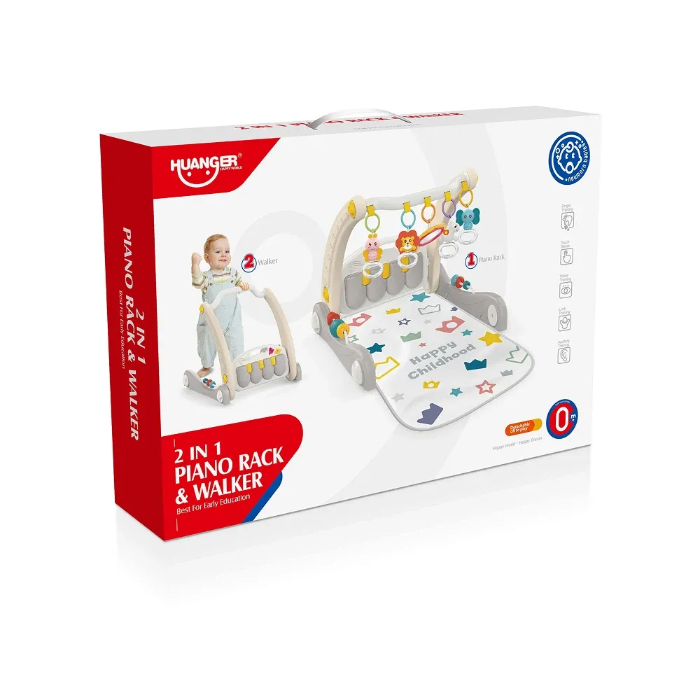 Premergător 2 în 1 cu covoraș de joacă și activități, Huanger HE0621 (18721)