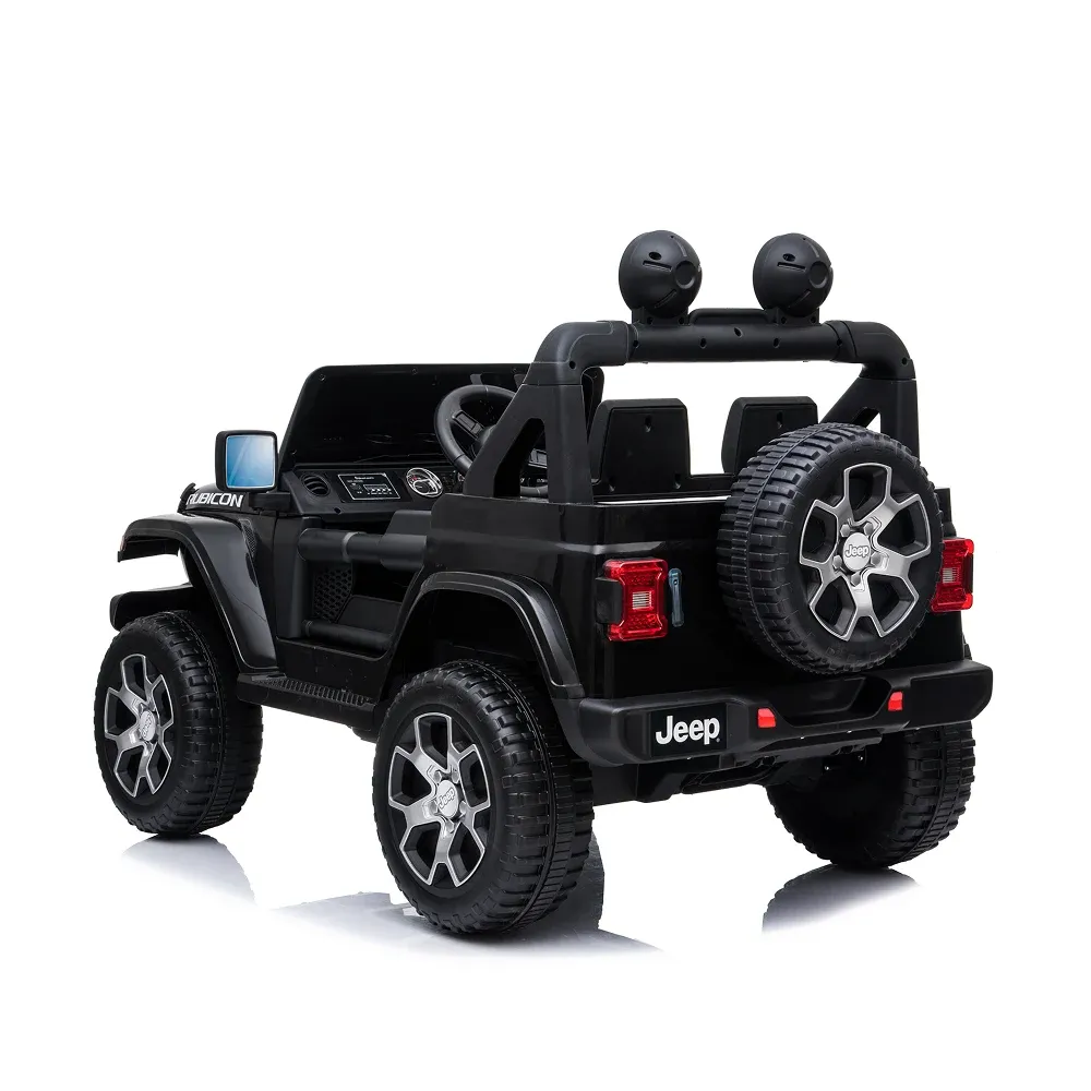 Mașină electrică Jeep Wrangler Rubicon (JWR555/1 neagra)